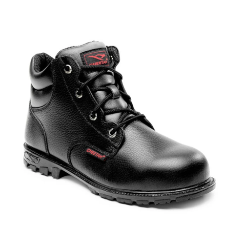 Cheetah safety shoes - Nitrile - Mid cut lace up boots - Black