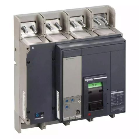 Schneider MCCB NS 1250N - 1250 A - 4 poles 4t - Micrologic 2.0 - > 630A circuit breaker With Motor Mechanism - 33480E