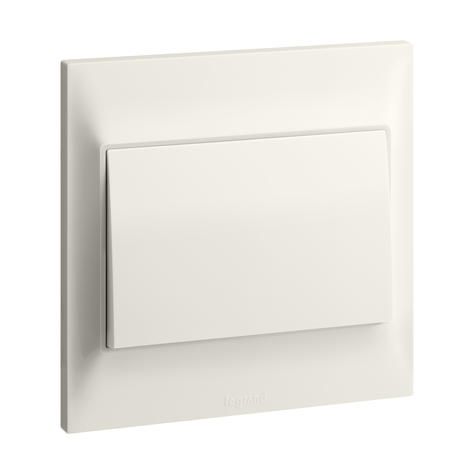 Legrand Belanko S 1G 2W 16AX switch, Ivory - 617801