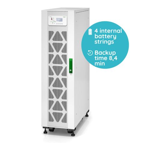 Schneider Easy UPS 3S 40 kVA 400V 3:3 UPS, 4 internal 7Ah modular battery strings 