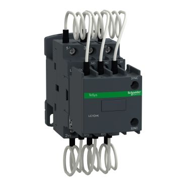 Schneider TeSys Kontaktor Kapasitor, LC1-DF, 12.5 kVAr, coil AC, 220V - LC1DFKM7