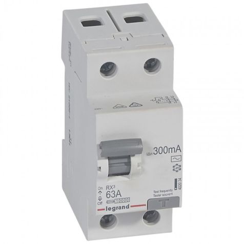 Legrand RCD RX3 2P 63A AC 300mA - 402034