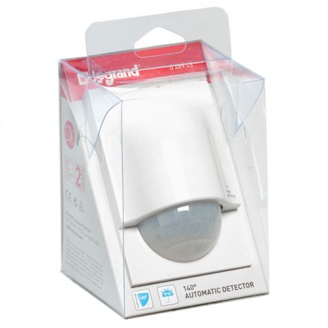 Legrand 140D motion sensor - IP41 - 8 m - surface-mounting - PIR technology - blister - 48945