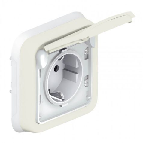 Legrand Schuko Skt 2P+E Scr F/M White - 69869