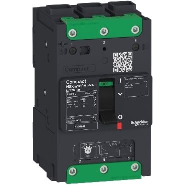 Schneider MCCB Compact NSXm 100A 3P 25kA at 380/415V(IEC) EverLink lug - LV426207