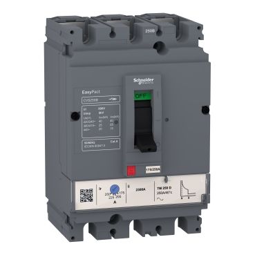 Schneider MCCB EasyPact CVS 100N - TM25D -  25 A - 3 poels 3d - circuit breaker - LV510471