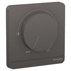 Schneider AvatarOn, Rotary Dimmer, 250VA, Dark Grey - E8331RD250_DG