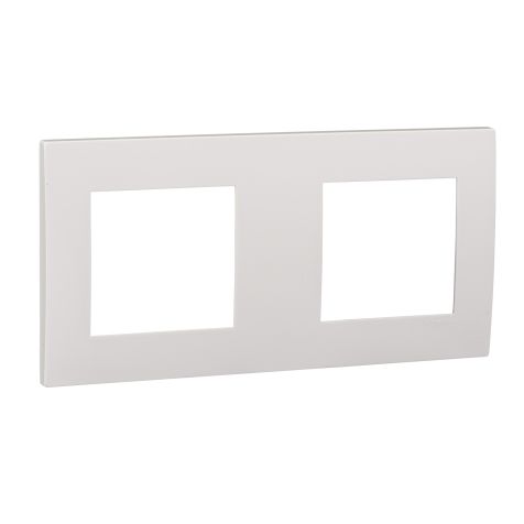 Schneider Vivace, Cover Frame, 2G, White - KB_21_WE