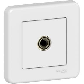 Schneider Leona, TV Socket, 4db, White - LNA3200121