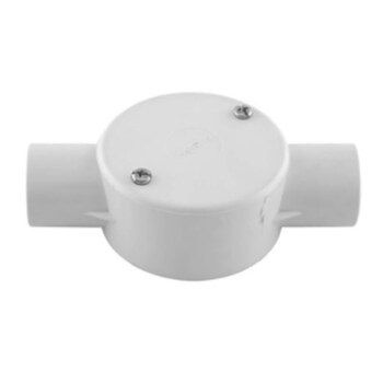 Legrand Through 2 Way Box 20Mm C/W Nut - SCB 20-2N