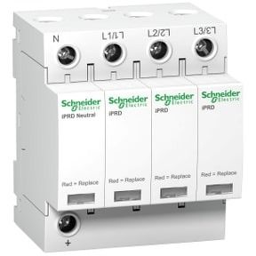 Schneider Acti 9 iPRD40 - 3P + N - 350V - modular surge arrester - A9L40600