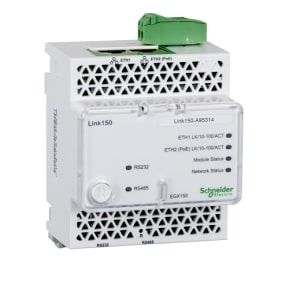 Schneider Link 150 - ethernet gateway - 2 Ethernetport - 24 V DC and PoE - EGX150