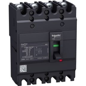 Schneider MCCB Easypact EZC 100N - TMD -  50 A - 4 poles 3d - circuit breaker - EZC100N4050