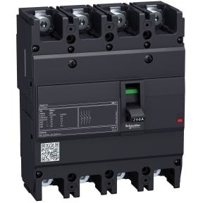 Schneider MCCB Easypact EZC 250H - TMD - 200 A - 4 poles 3d - circuit breaker - EZC250H4200