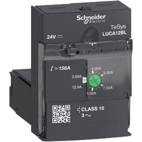 Schneider TeSys U - standard control unit LUCA - class 10 - 3...12 A - 24V - DC - LUCA12BL