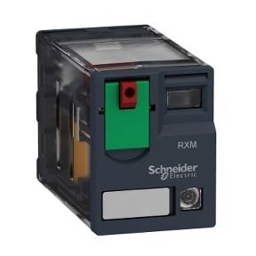 Schneider Zelio RXM - Relay Miniature Plug-in relay - 2 C/O -  24V AC 12A - with LED - RXM2AB2B7