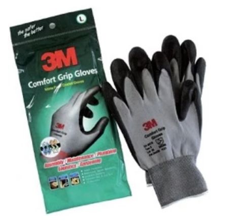 3M COMFORT GRIP GLOVE-L 100EA/CTN - 7100293278