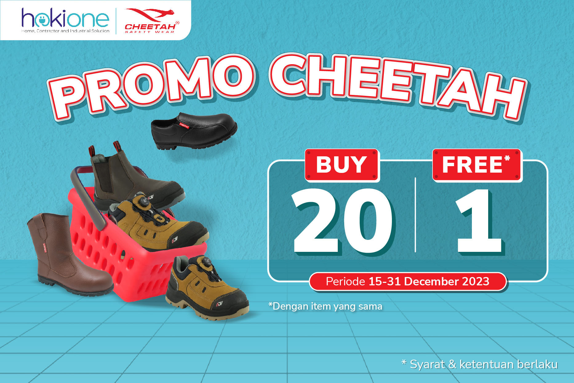 PROMO CHEETAH BUY 20 FREE 1