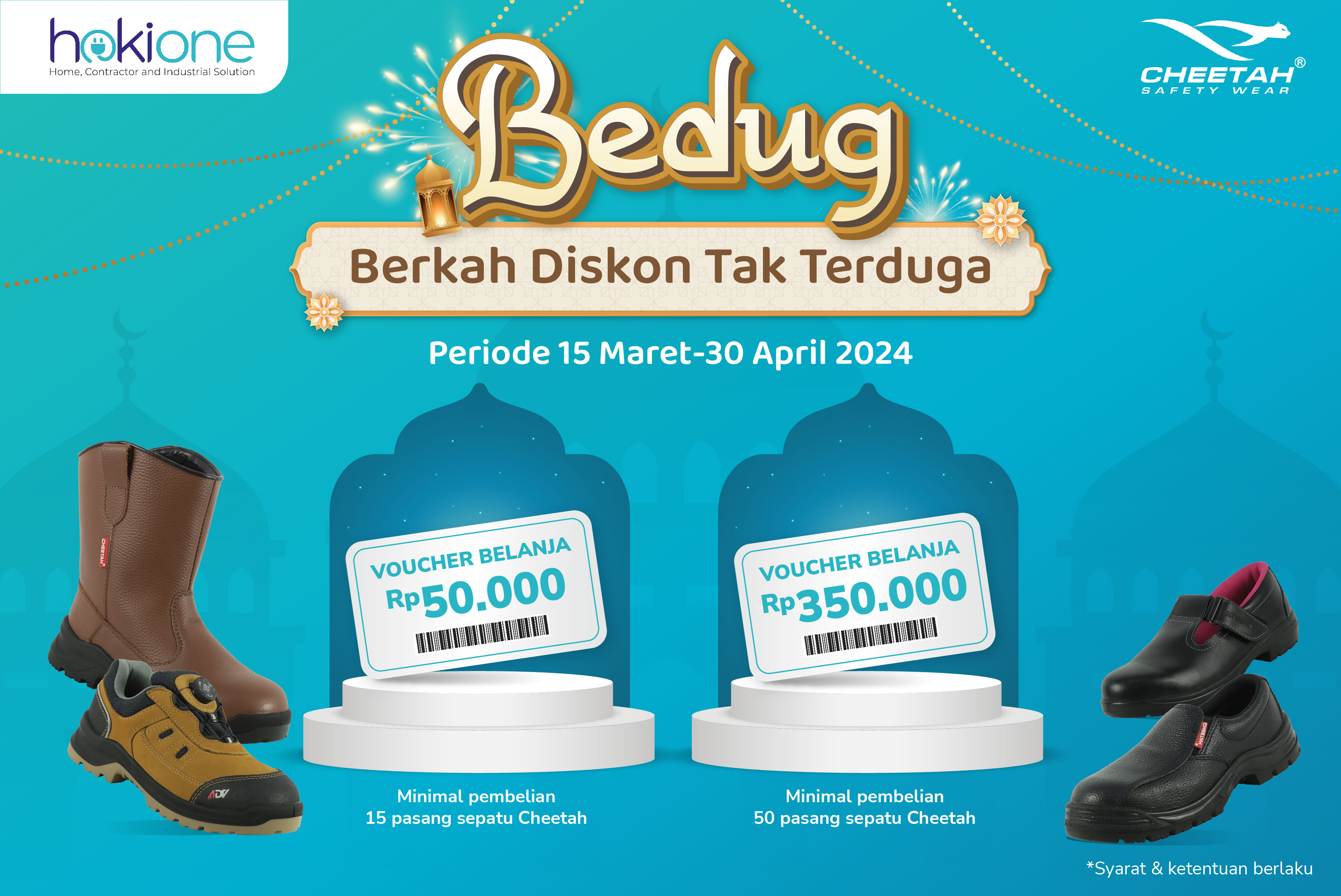 BEDUG Cheetah! Hadiah Voucher Belanja Hingga Rp5 JT di Hokione.id