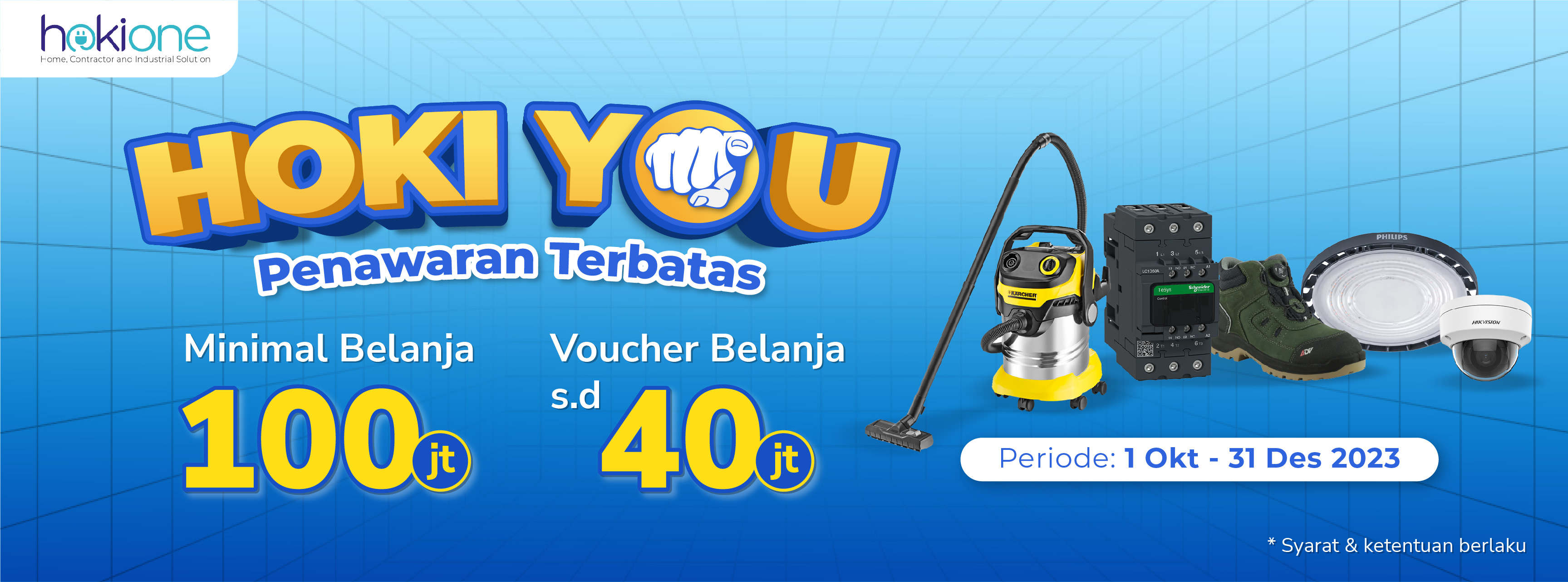 VOUCHER BELANJA HOKI hanya untuk YOU!